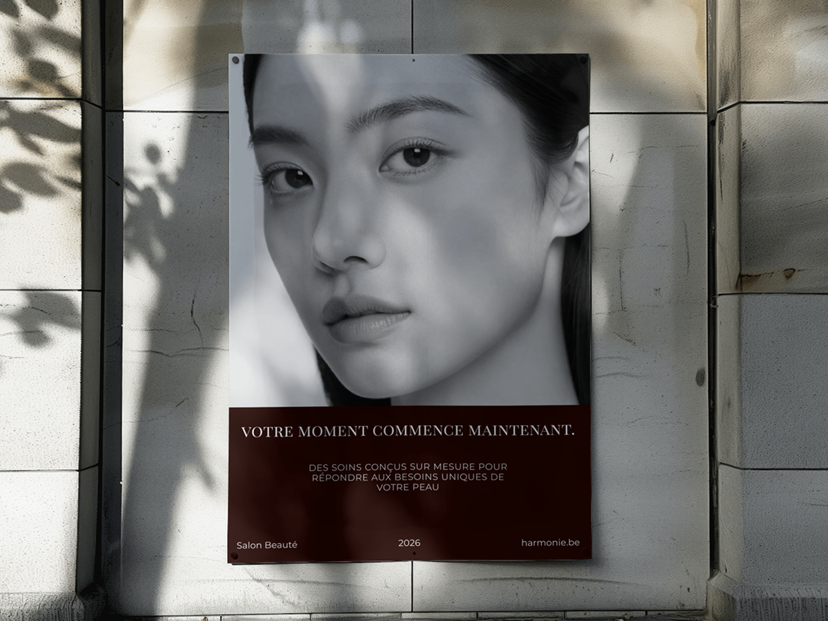 Affiche publicitaire locale