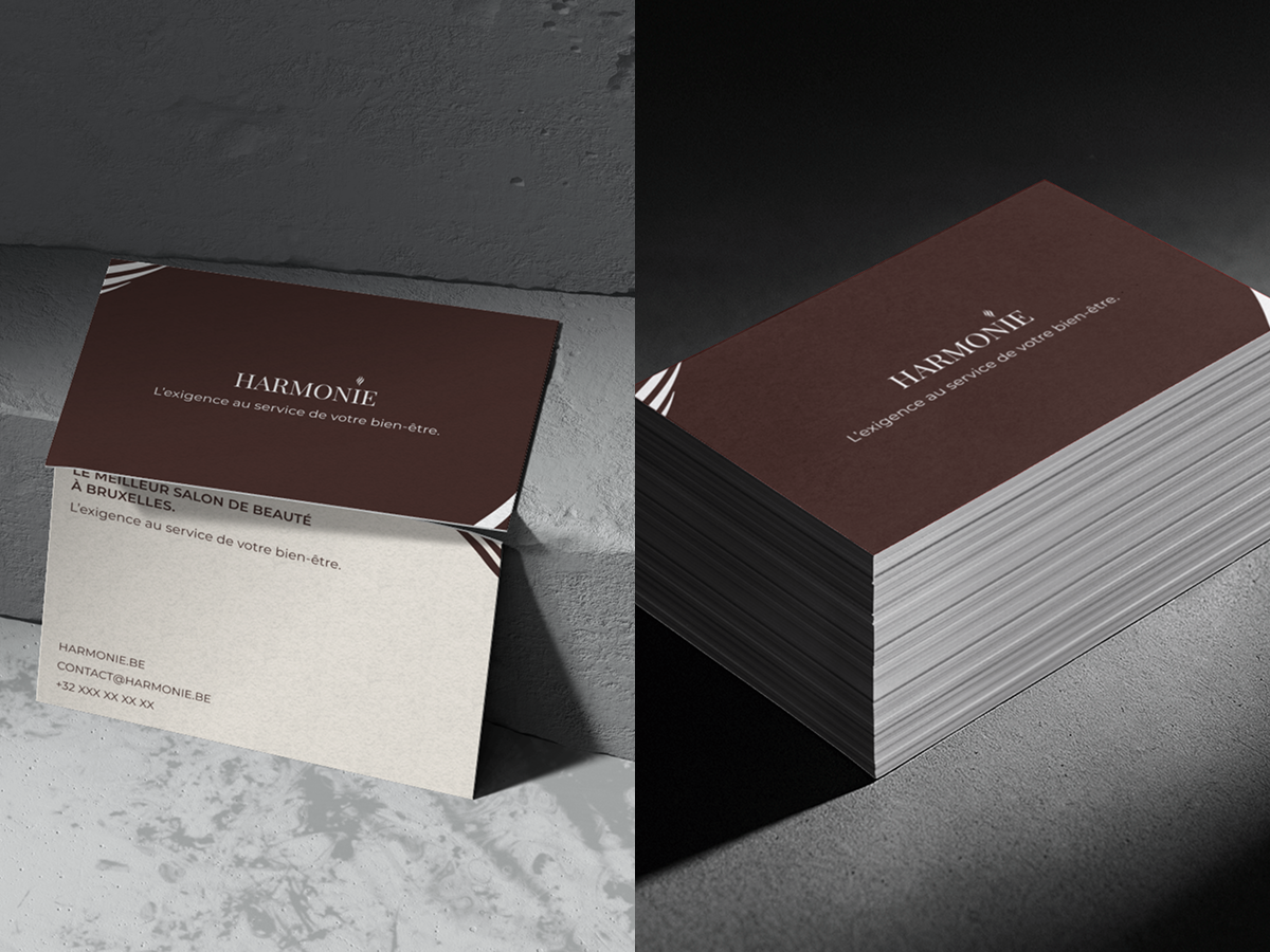 Design de carte de visite professionnelle